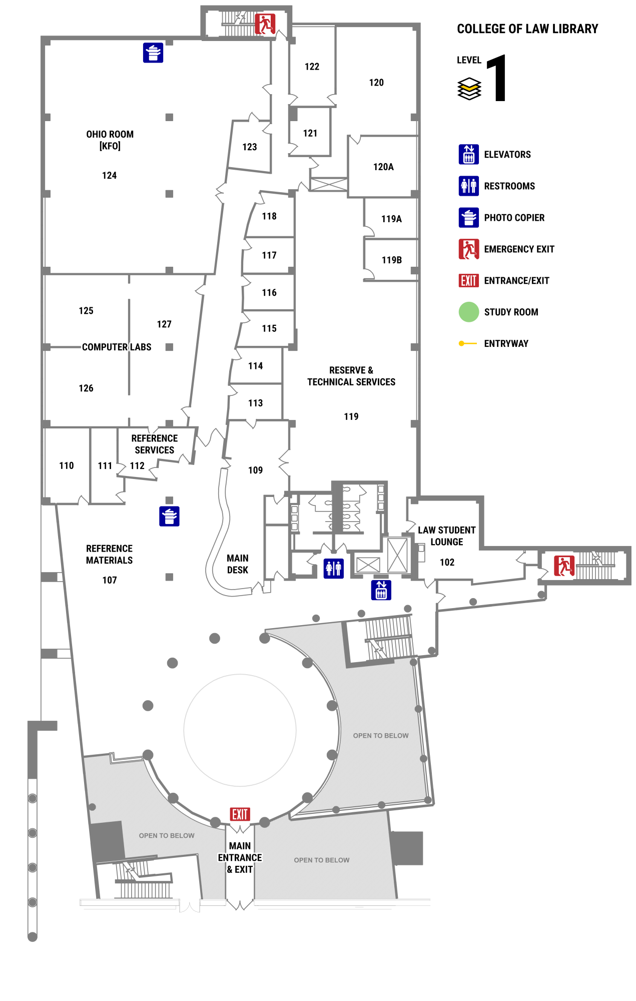 Law Library Floorplan LL01