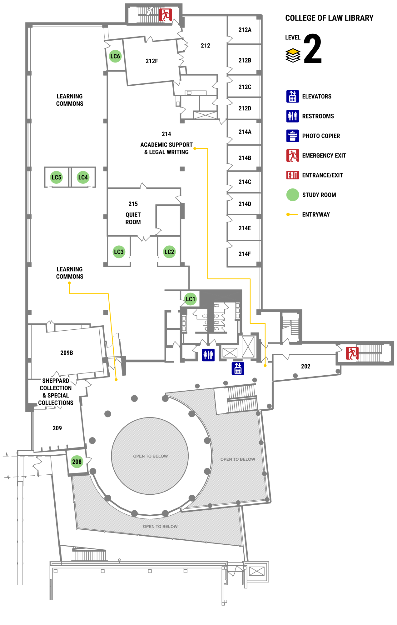 Law Library Floorplan LL02