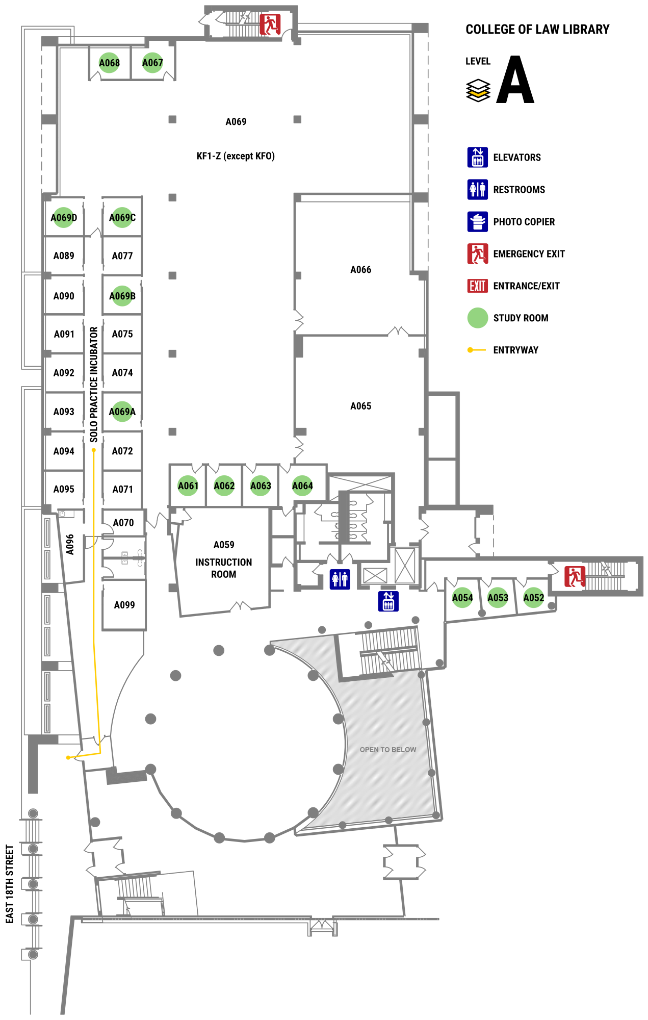 Law Library Floorplan LL0A