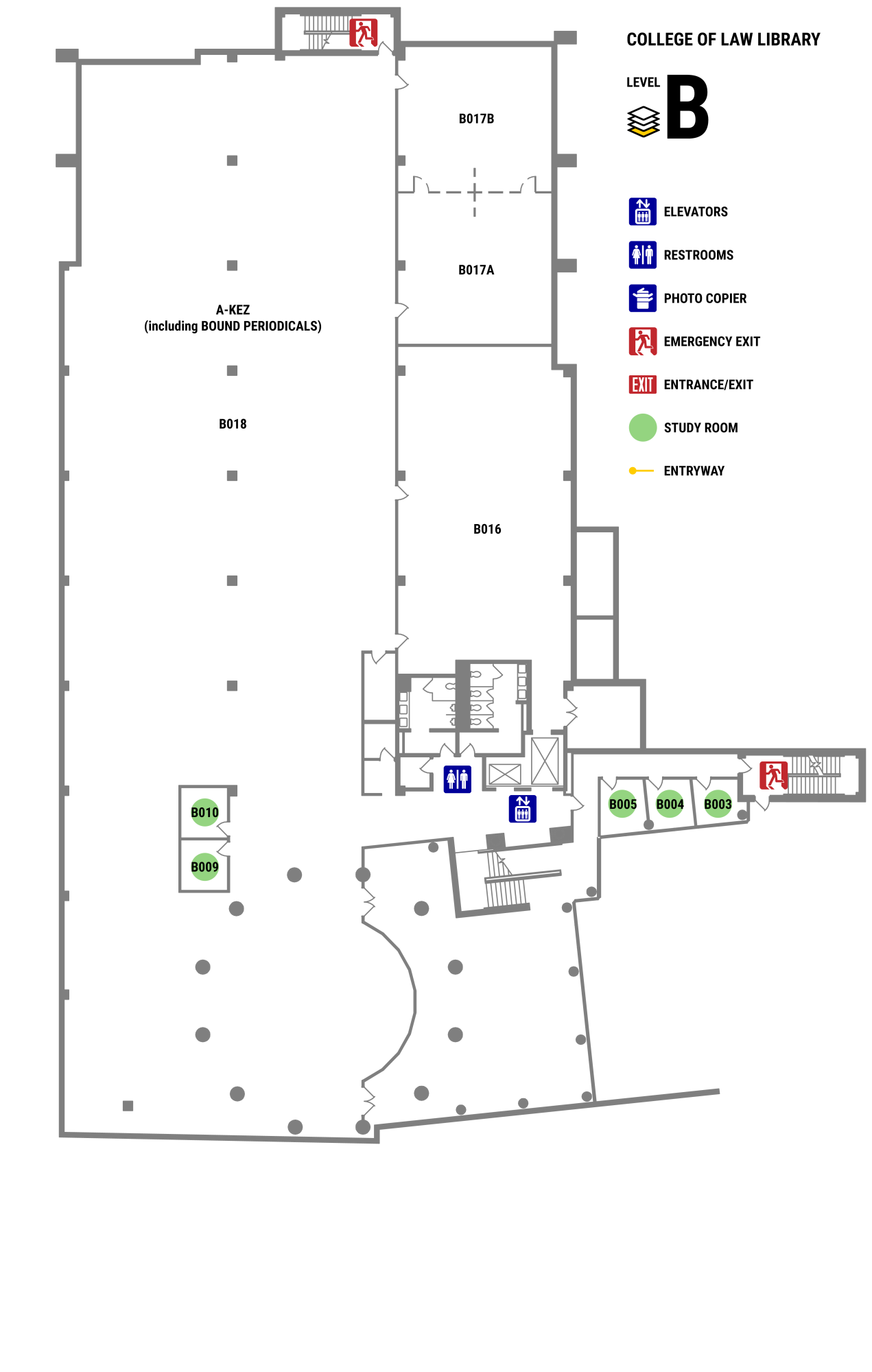 Law Library Floorplan LL0B