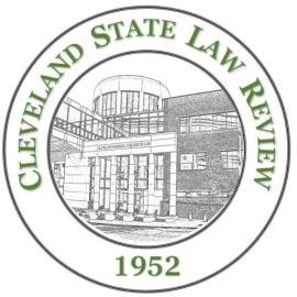 Cleveland State Law Review Logo