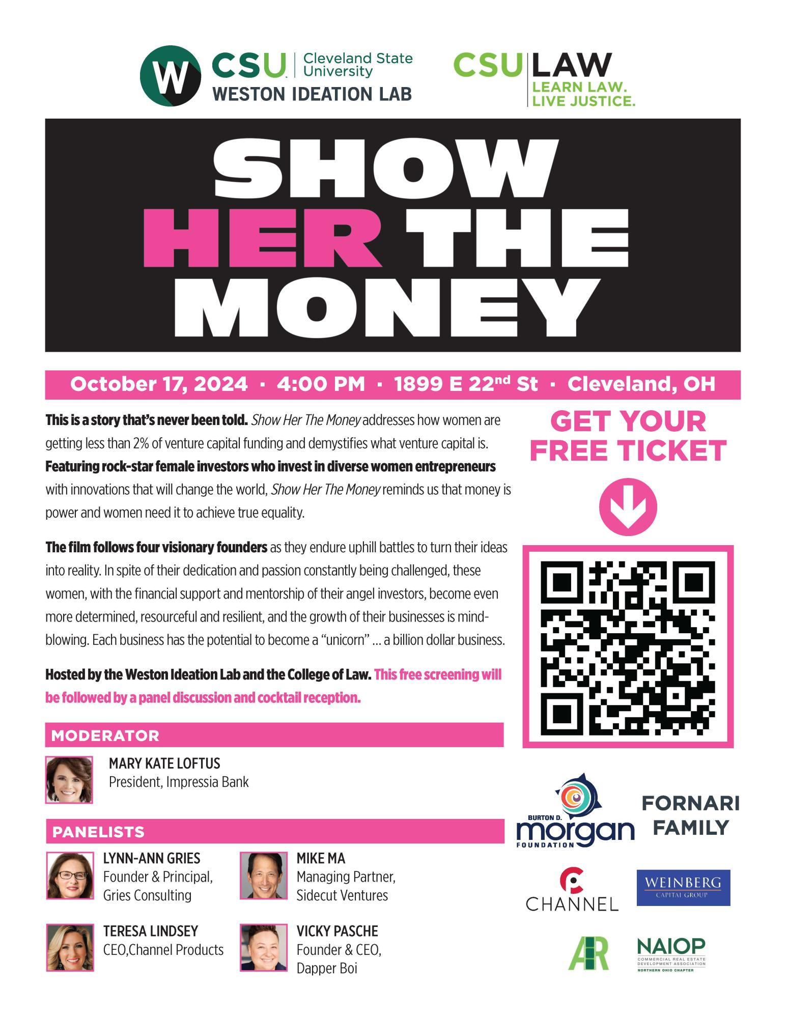 Show Her the Money Film Screening