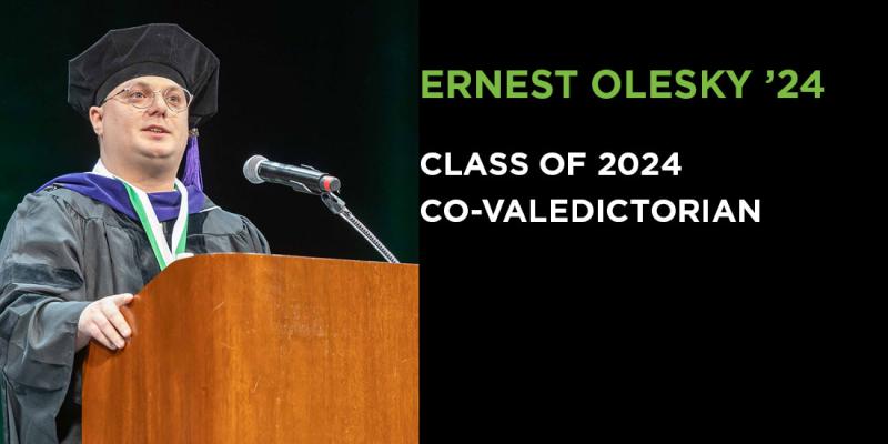 Ernest Olesky Class of 2024 Co-Valedictorian