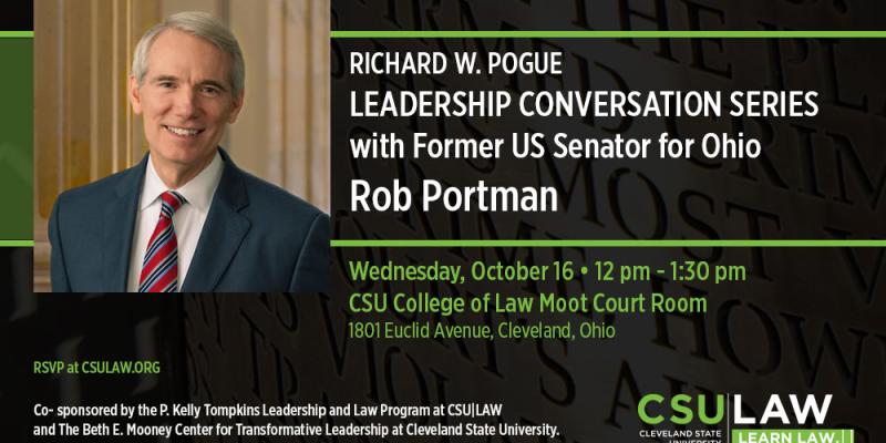 Rob Portman Leadership Conversation Series